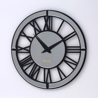 Classic Handmade Fused Mirror Wall Clock 40cm