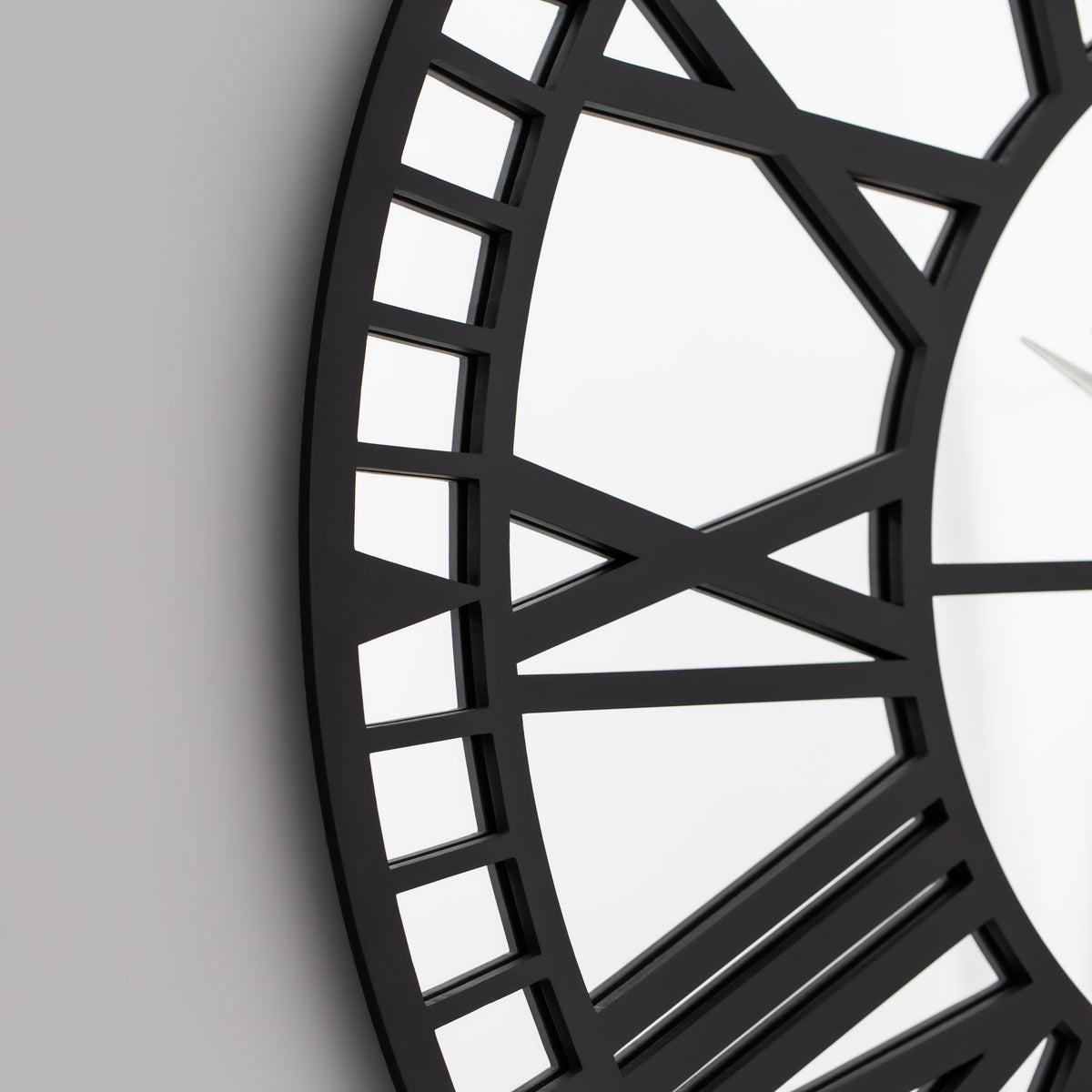 Minimalistic Classic Handmade Mirror Wall Clock