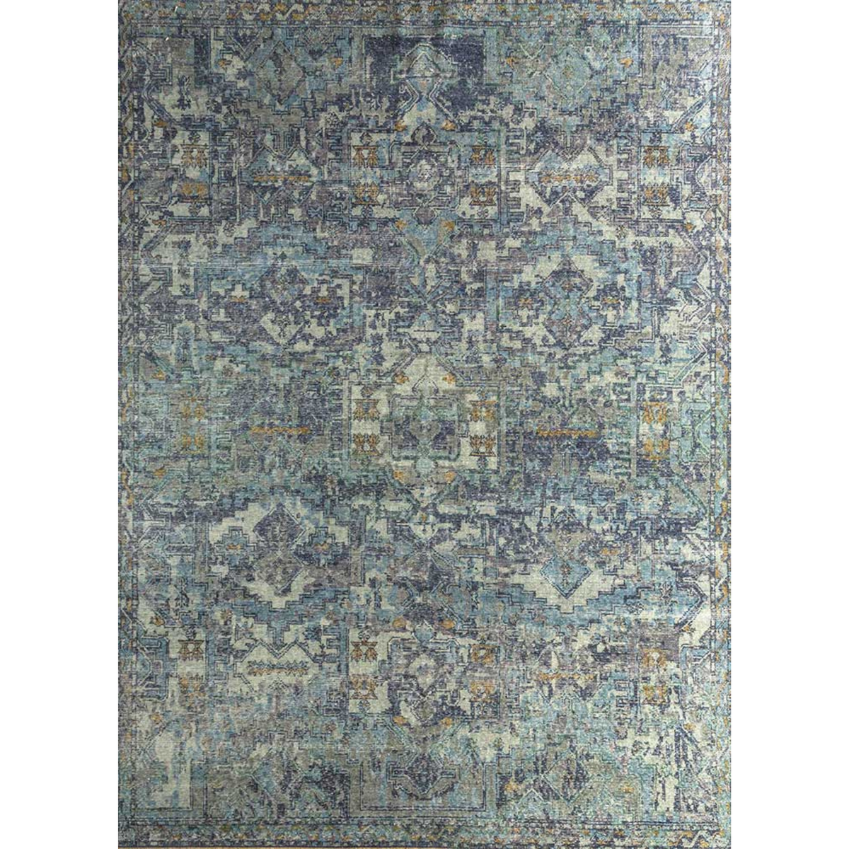 Erbe Medieval Blue/Thyme Hand Knotted Rug