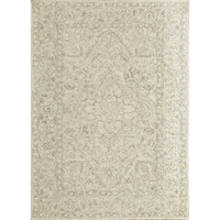 Imara Antique White/Medium Gray Hand Tufted Carpet