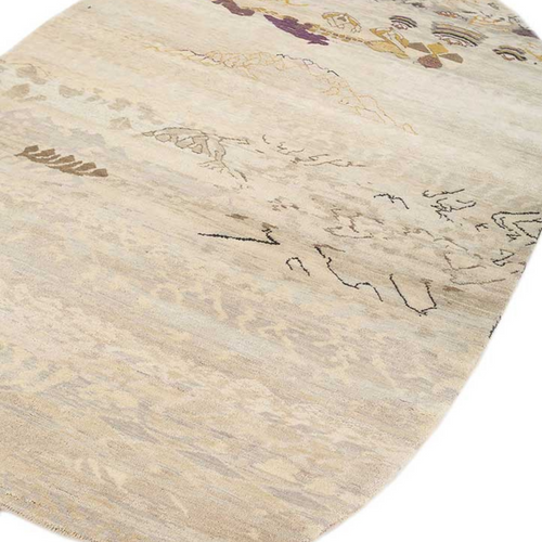 Manchaha "Jungle Mein Party" Hand Knotted Rug