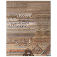 Manchaha Classic Gray/Brown Hand Knotted Rug