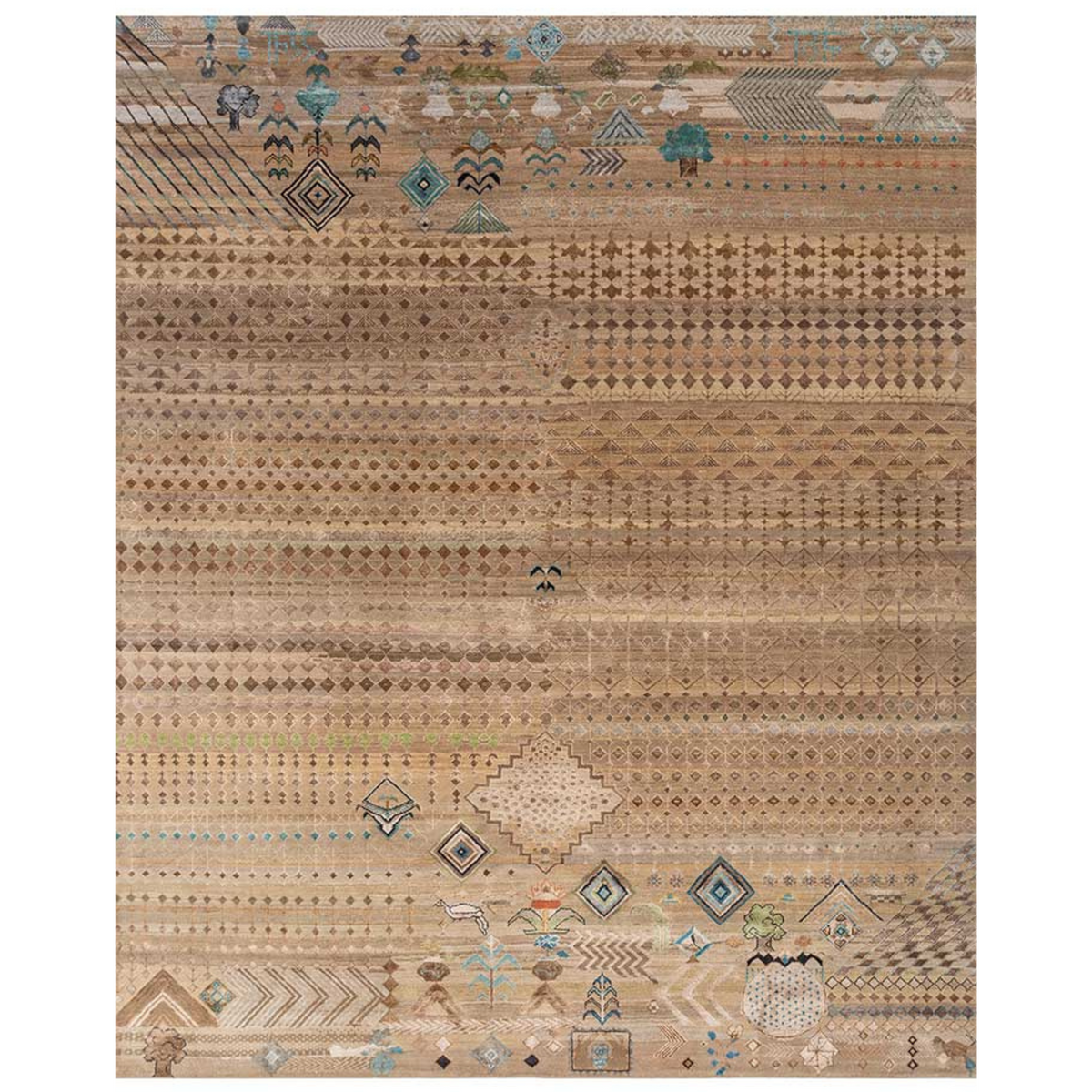 Manchaha Clay/Warm Spice Hand Knotted Rug