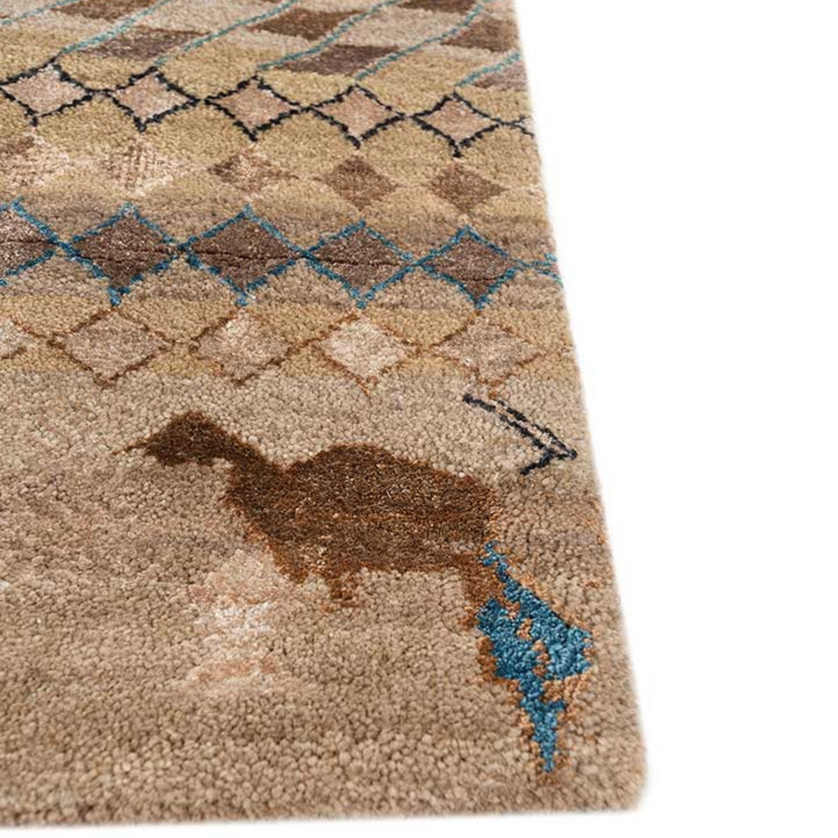 Manchaha Clay/Warm Spice Hand Knotted Rug