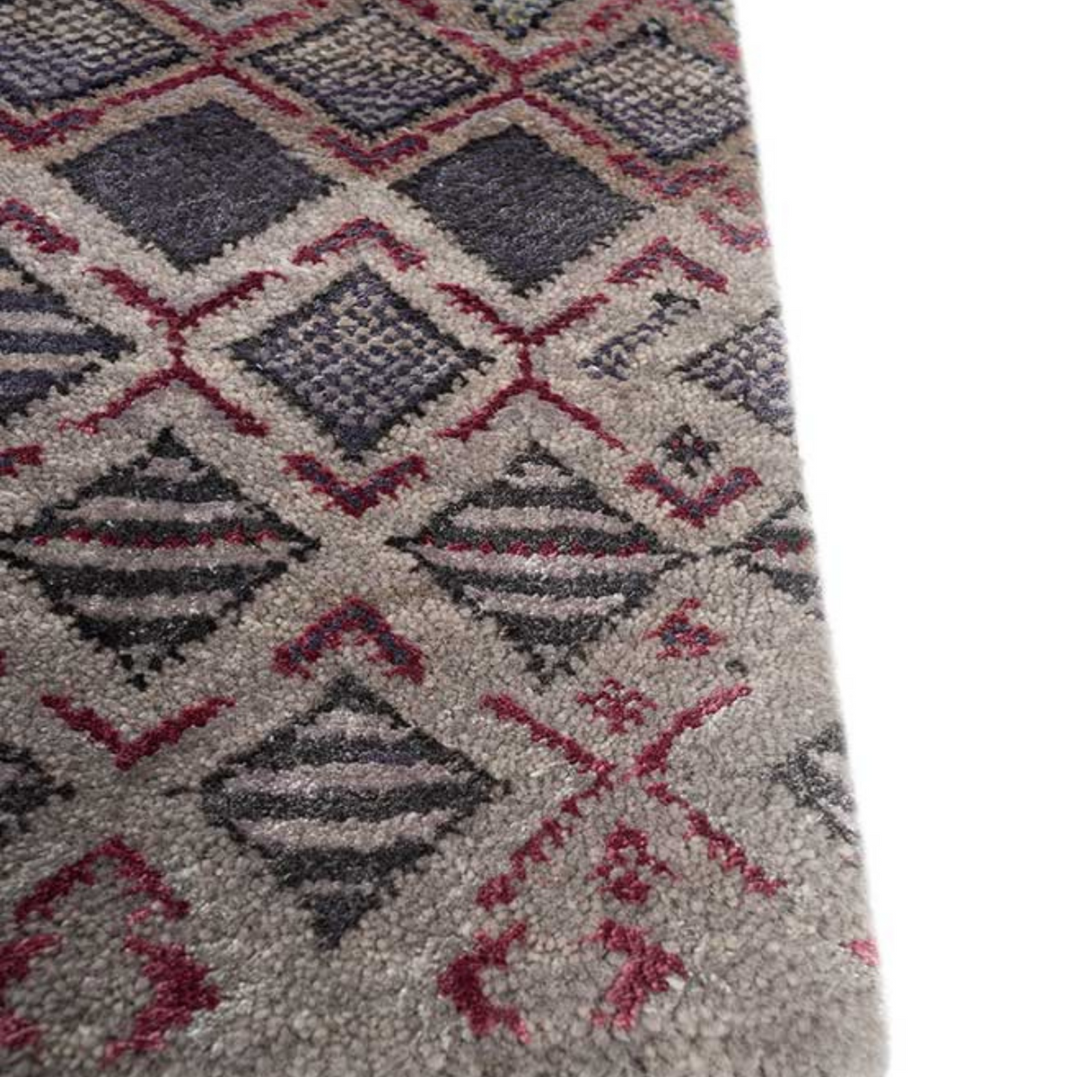 Manchaha Ashwood/Gray Hand Knotted Rug