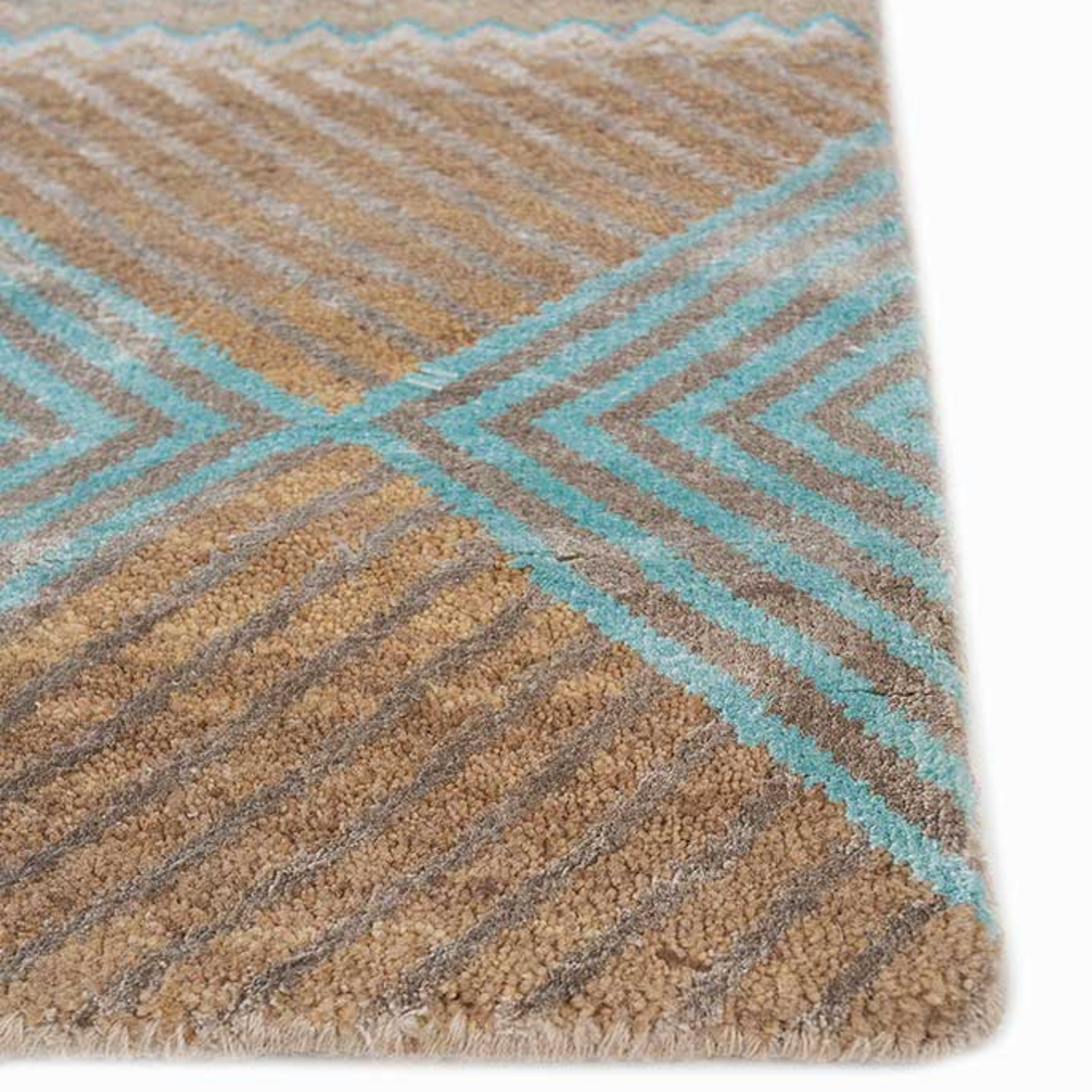 Manchaha Oatmeal/Pebble Hand Knotted Rug