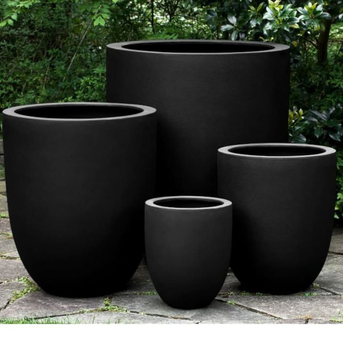 Humpty Planter Pot Black