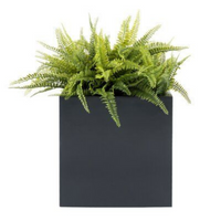 Coral Square Planter Pot Black