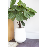 Swan Planter Pot White