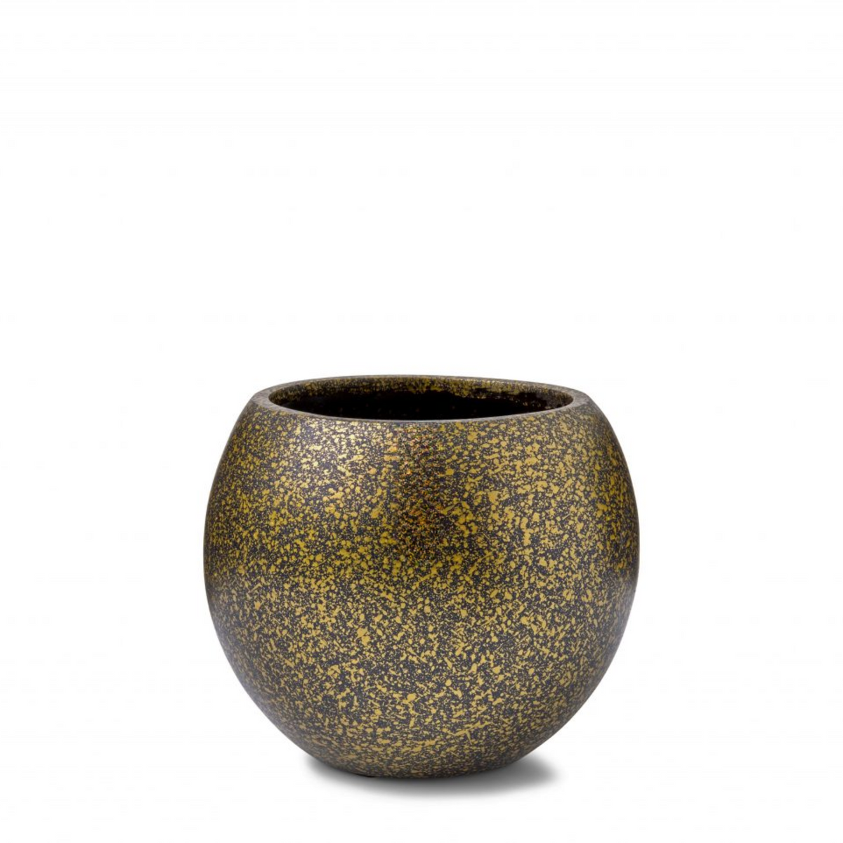 Luxe Planter Vase Ball Terrazo Gold