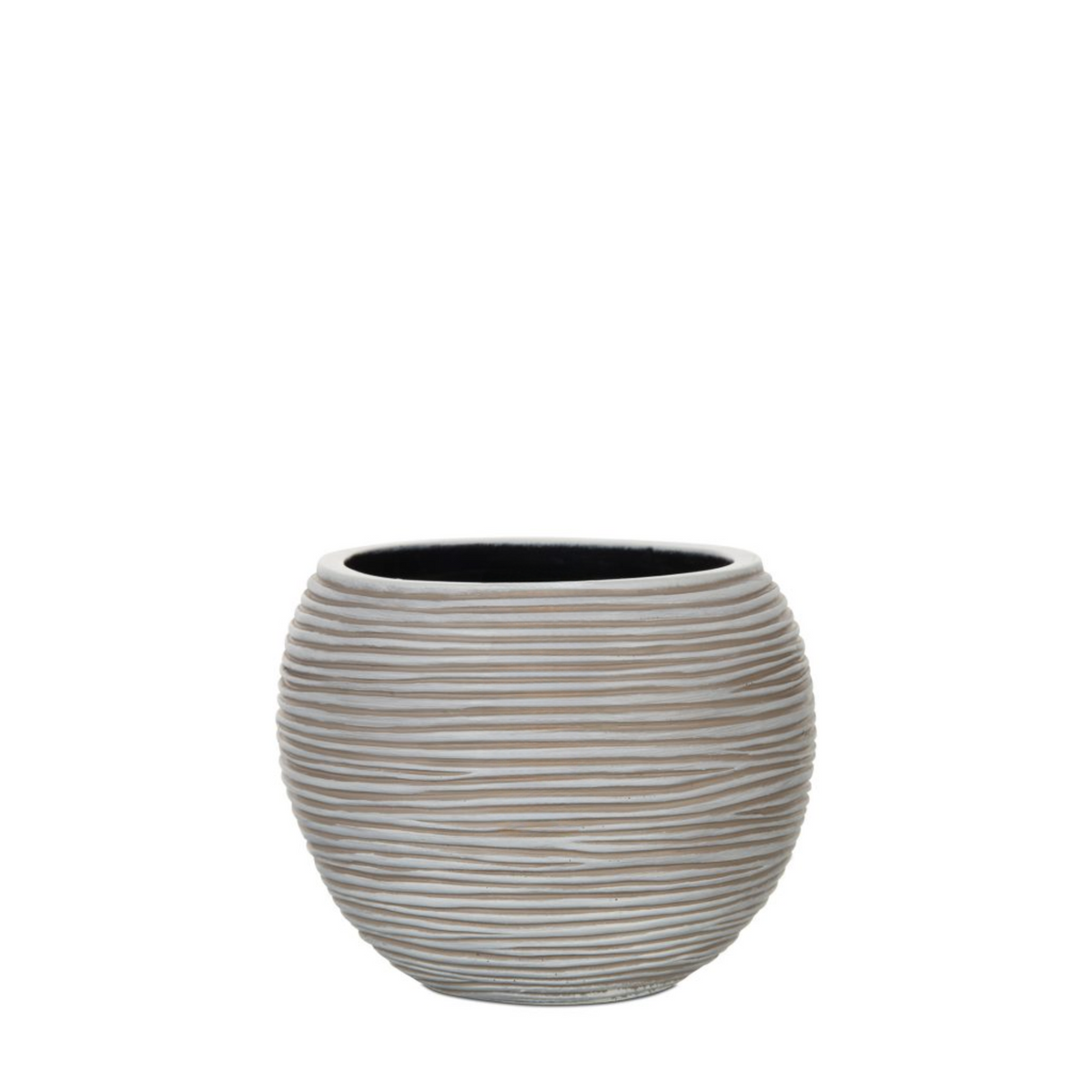 Luxe Planter Vase Ball Rib