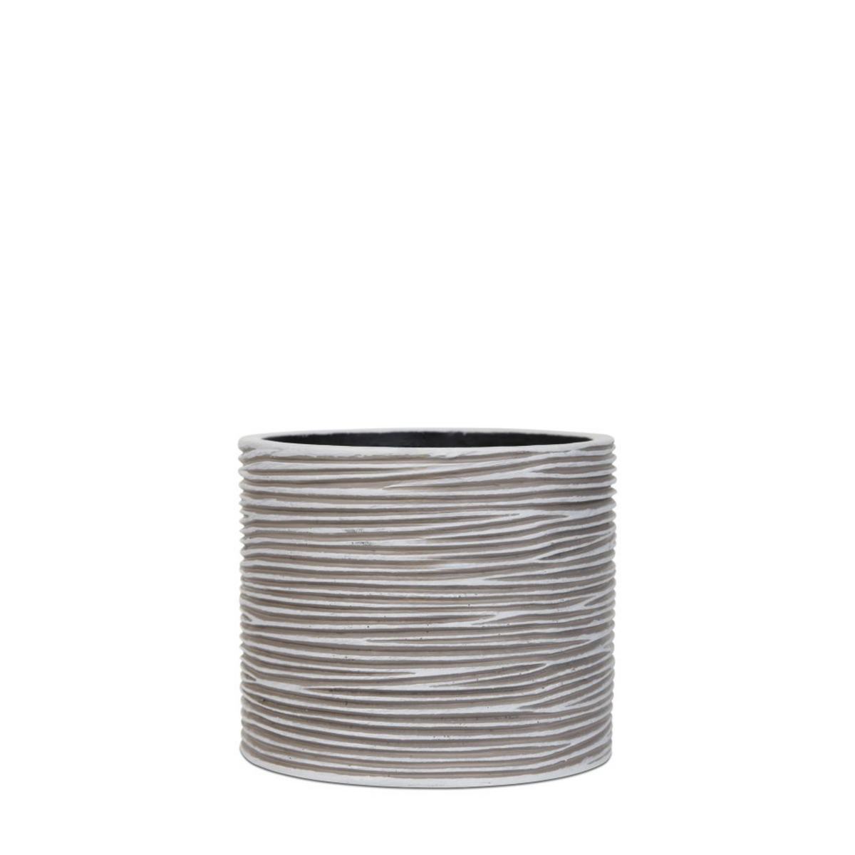 Luxe Planter Vase Cylinder Rib