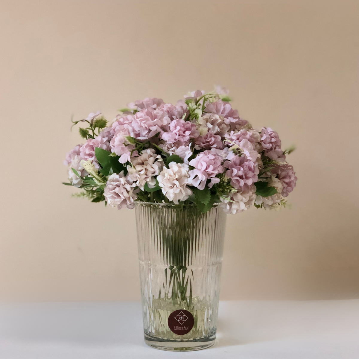 Flowering Cherry Blossoms Faux Floral Arrangement