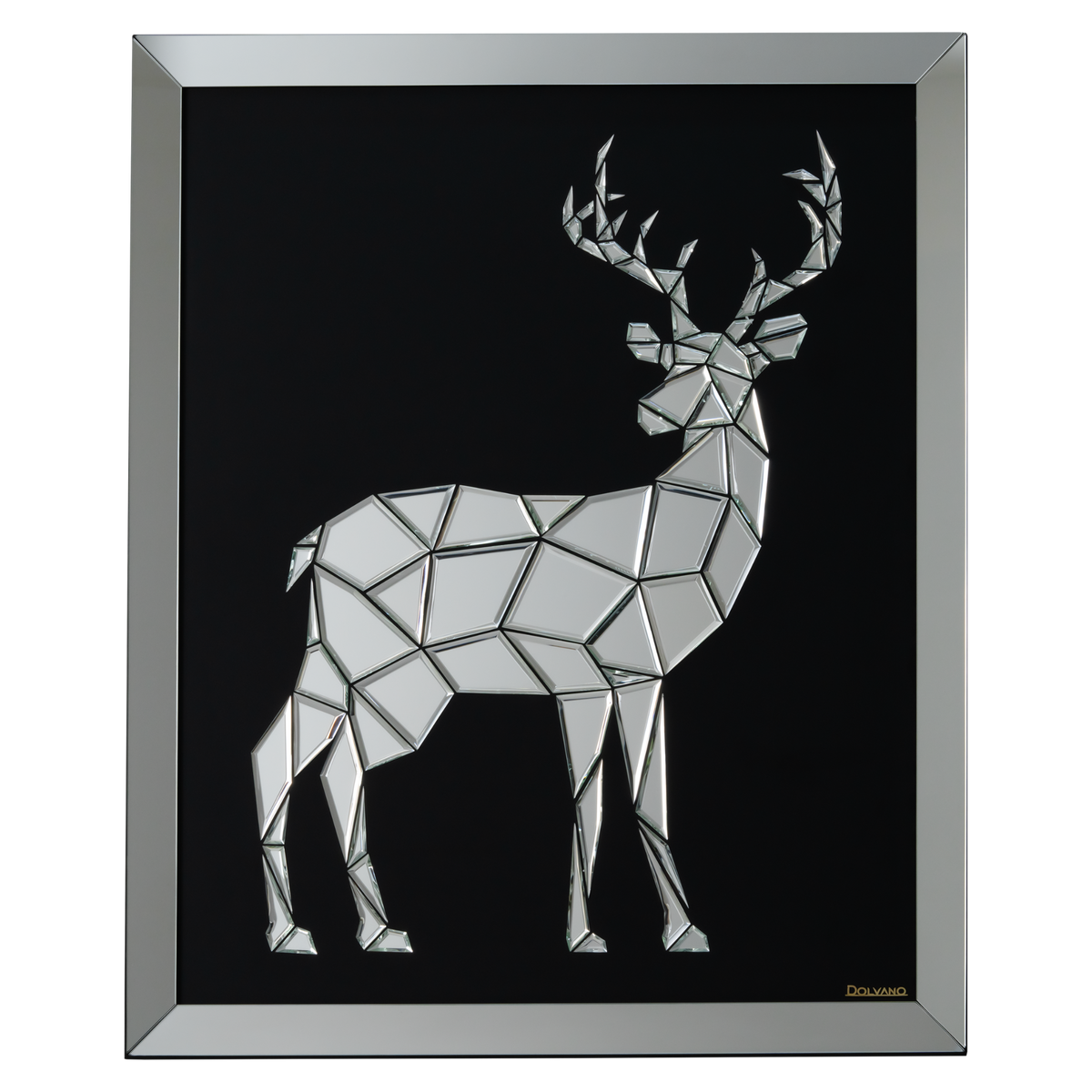 Handmade Mirrored Reindeer Wall Décor