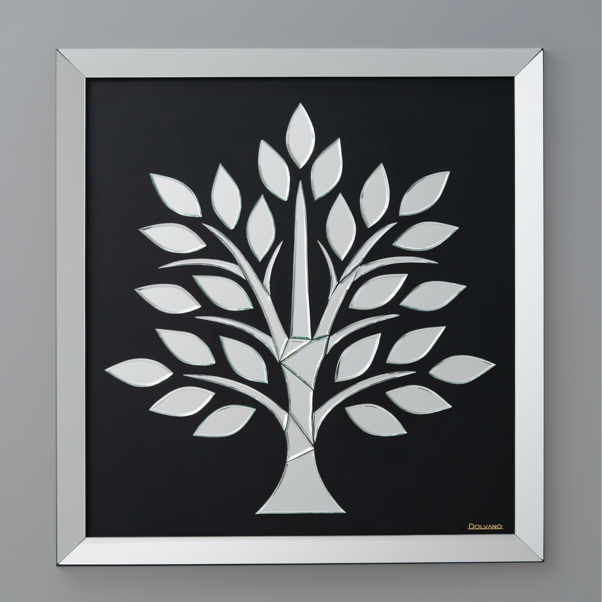 Handmade Mirrored Tree Wall Decor