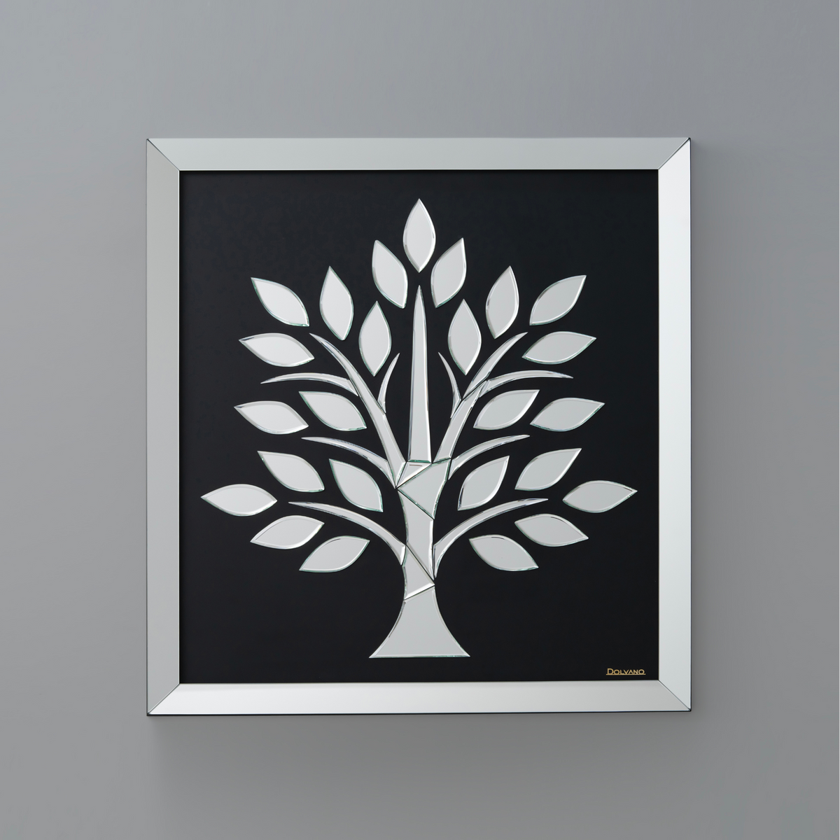 Handmade Mirrored Tree Wall Decor