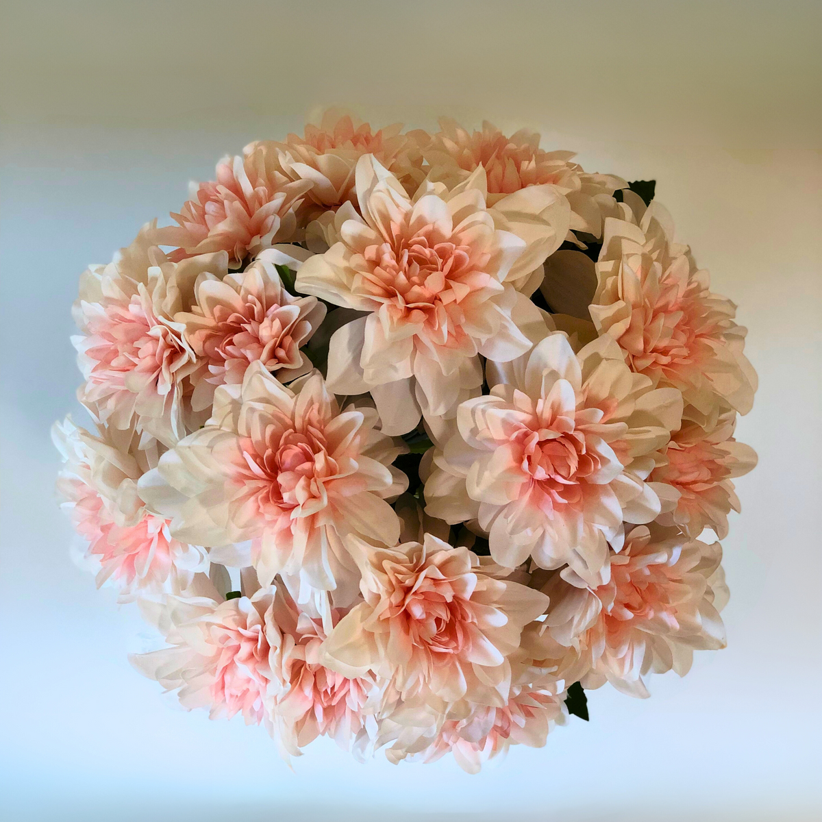 Blush Chrysanthemum Faux Floral Arrangement