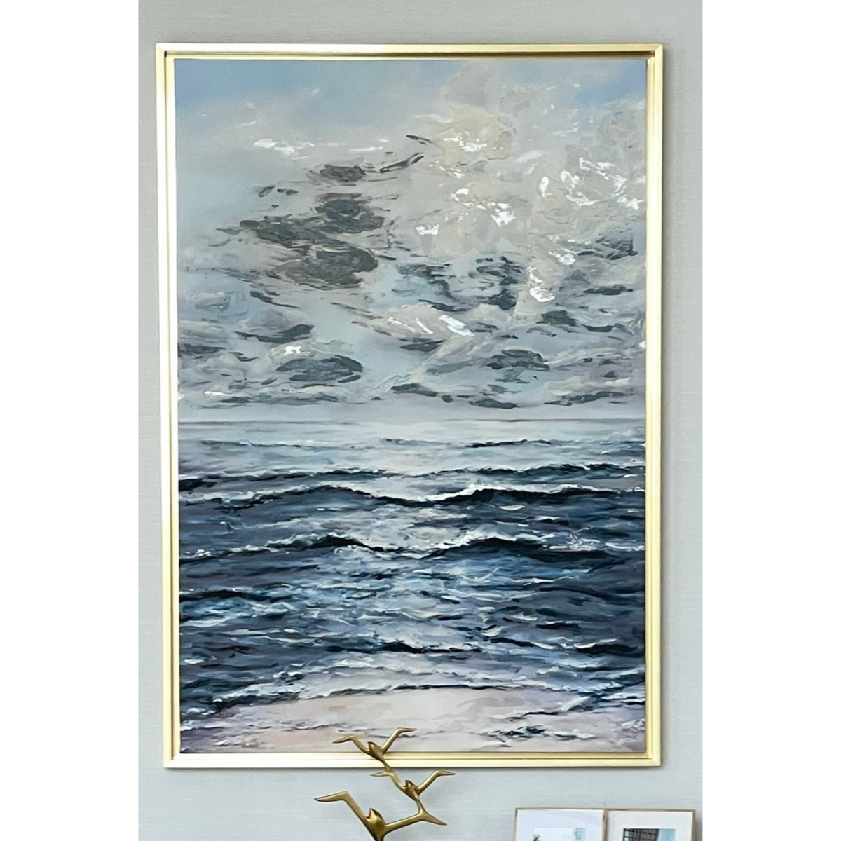 Stormy Sea Handmade Art