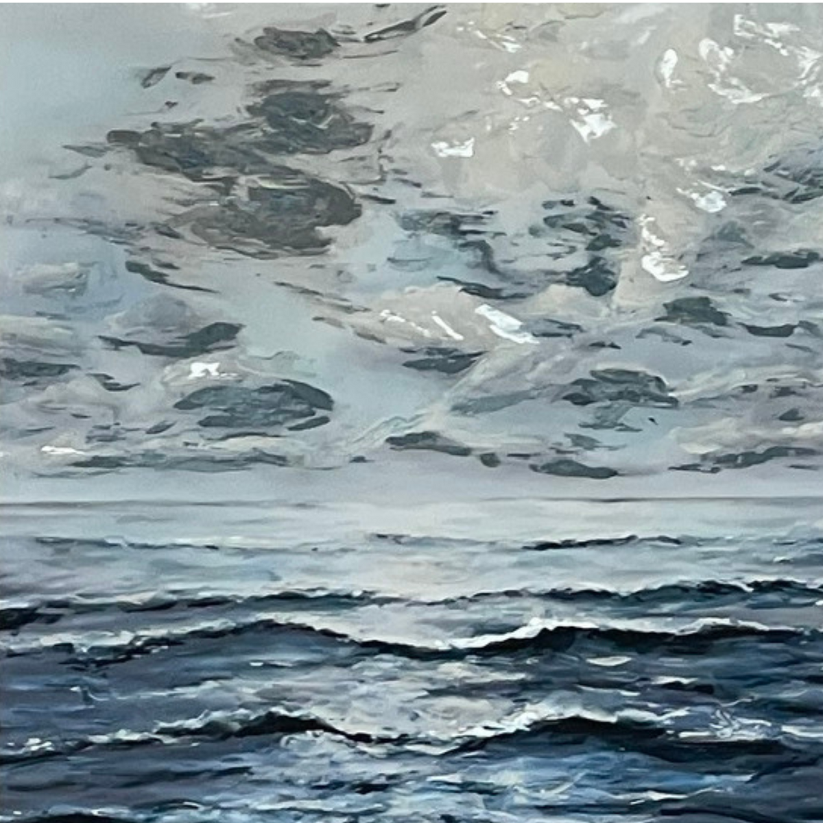 Stormy Sea Handmade Art