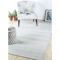 Basis White Handloom Rug