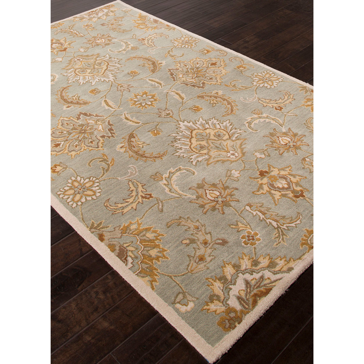 Kasbah Ice Blue/Antique White Hand Tufted Rug