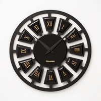 Modern Handmade Mirror Wall Clock