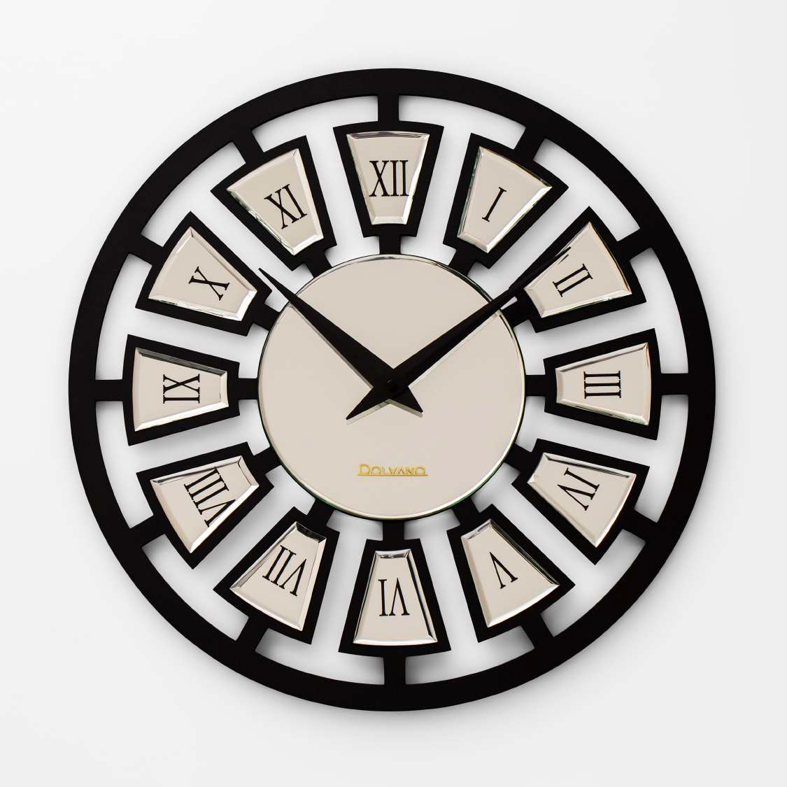 Modern Handmade Mirror Wall Clock