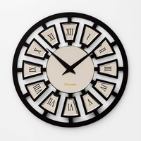 Modern Handmade Mirror Wall Clock