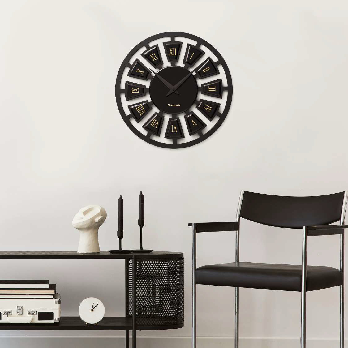 Modern Handmade Mirror Wall Clock