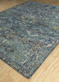 Erbe Medieval Blue/Thyme Hand Knotted Rug