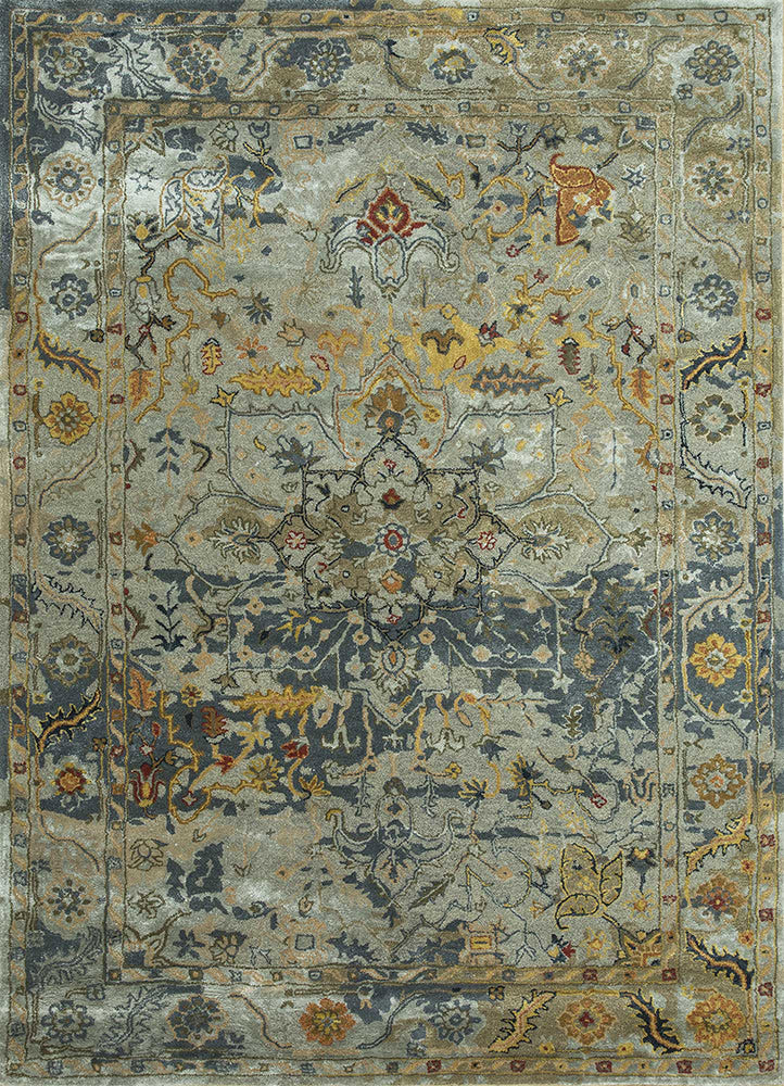 Mythos Smoke Blue Hand Tufted Rug