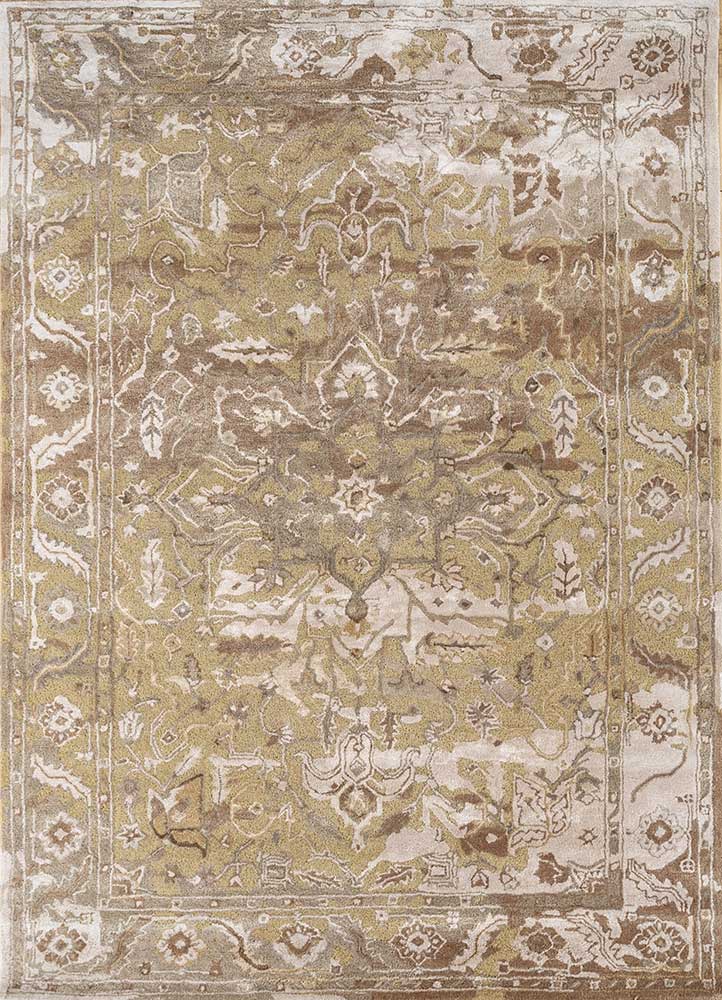 Mythos Antique White/Clay Hand Tufted Rug