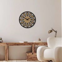 Modern Handmade Mirror Wall Clock